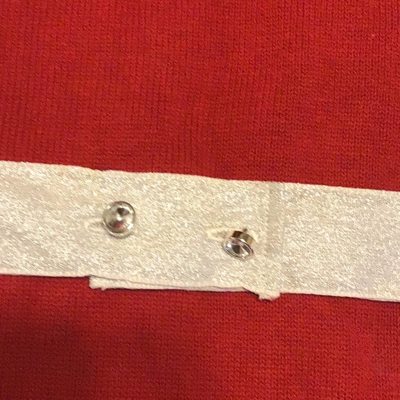 Christmas red Dress and tights and sweater - Picture 6 of 6